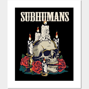 SUBHUMANS VTG Posters and Art